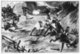 Central Africa: Arab slave traders attacking an African village (Hermann von Wissman, 1880)